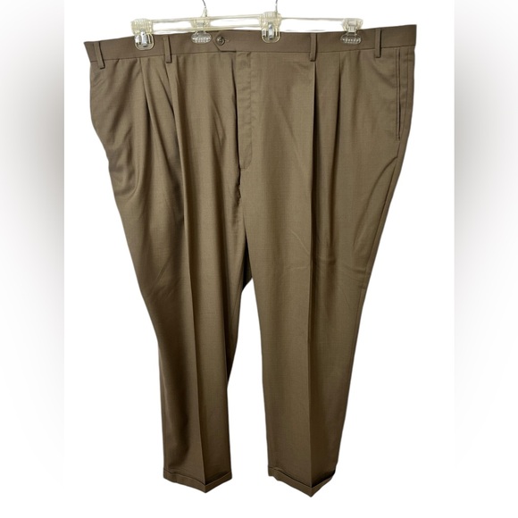 Round tree & Yorke Mens Dress Casual Pant Travel Smart Mens Dress Slacks. - Picture 8 of 11